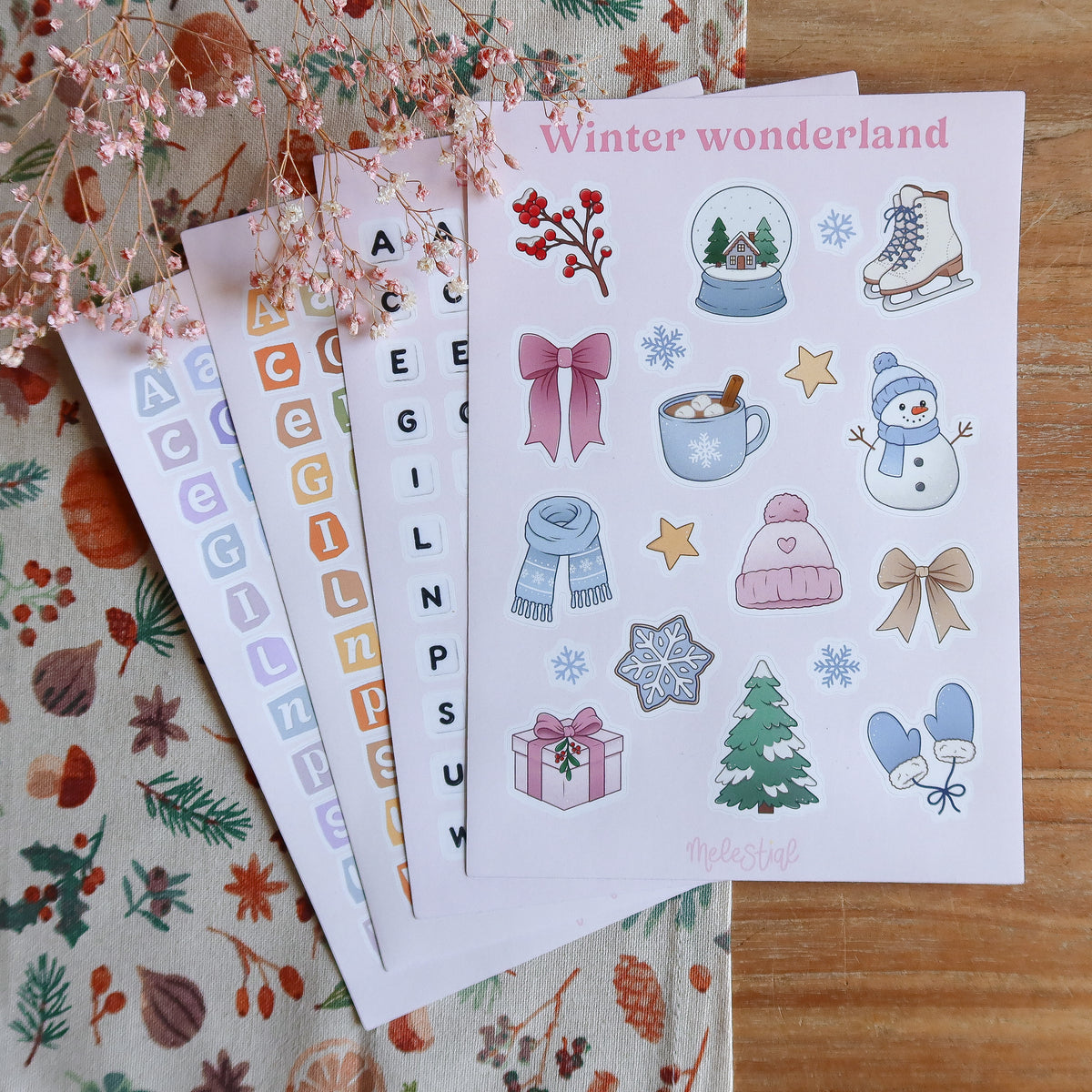 Stickerbogen Washi Tape