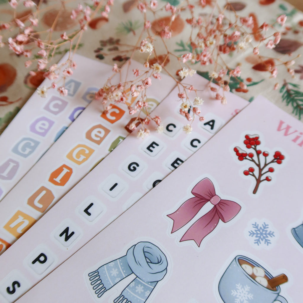 Stickerbogen Washi Tape