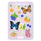 Stickerbogen Schmetterlinge