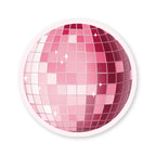 Glitter Sticker Discobal Roze