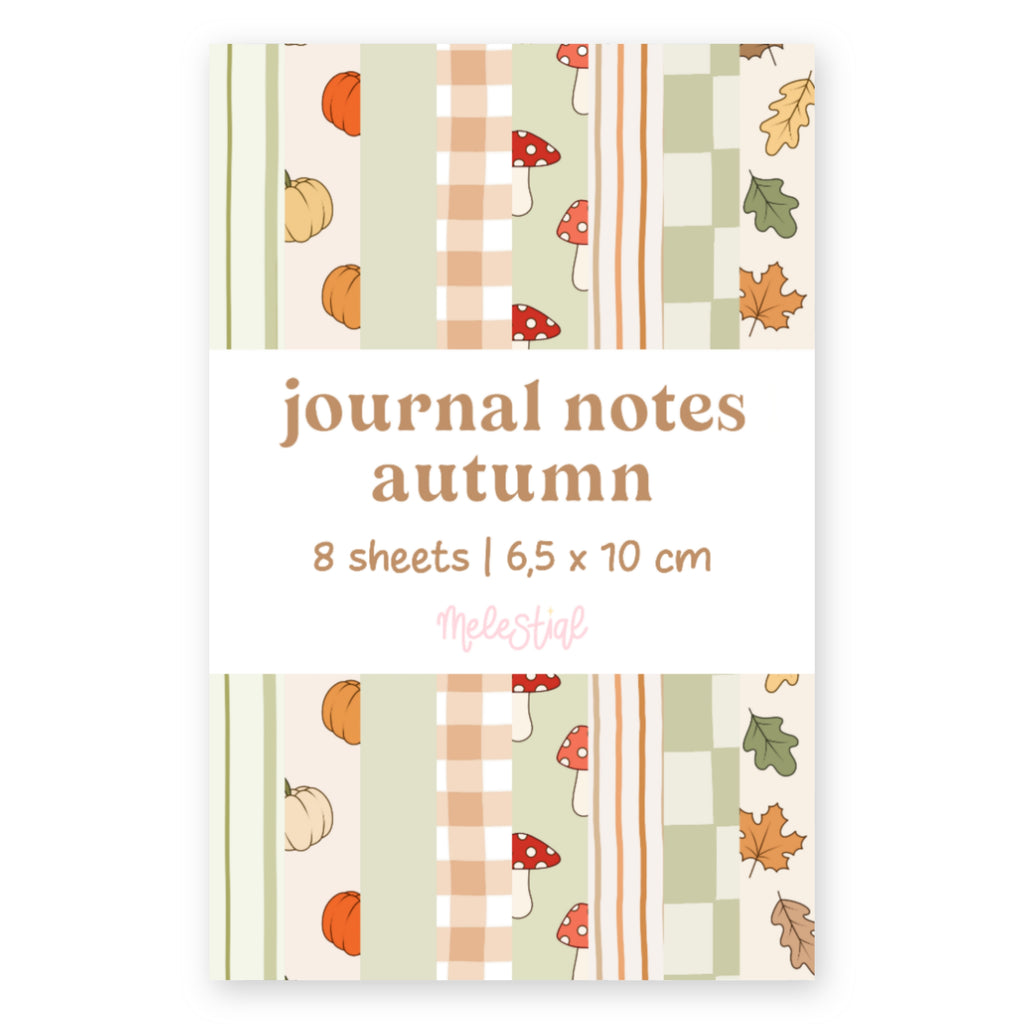 Journal Paper Notes Herfst